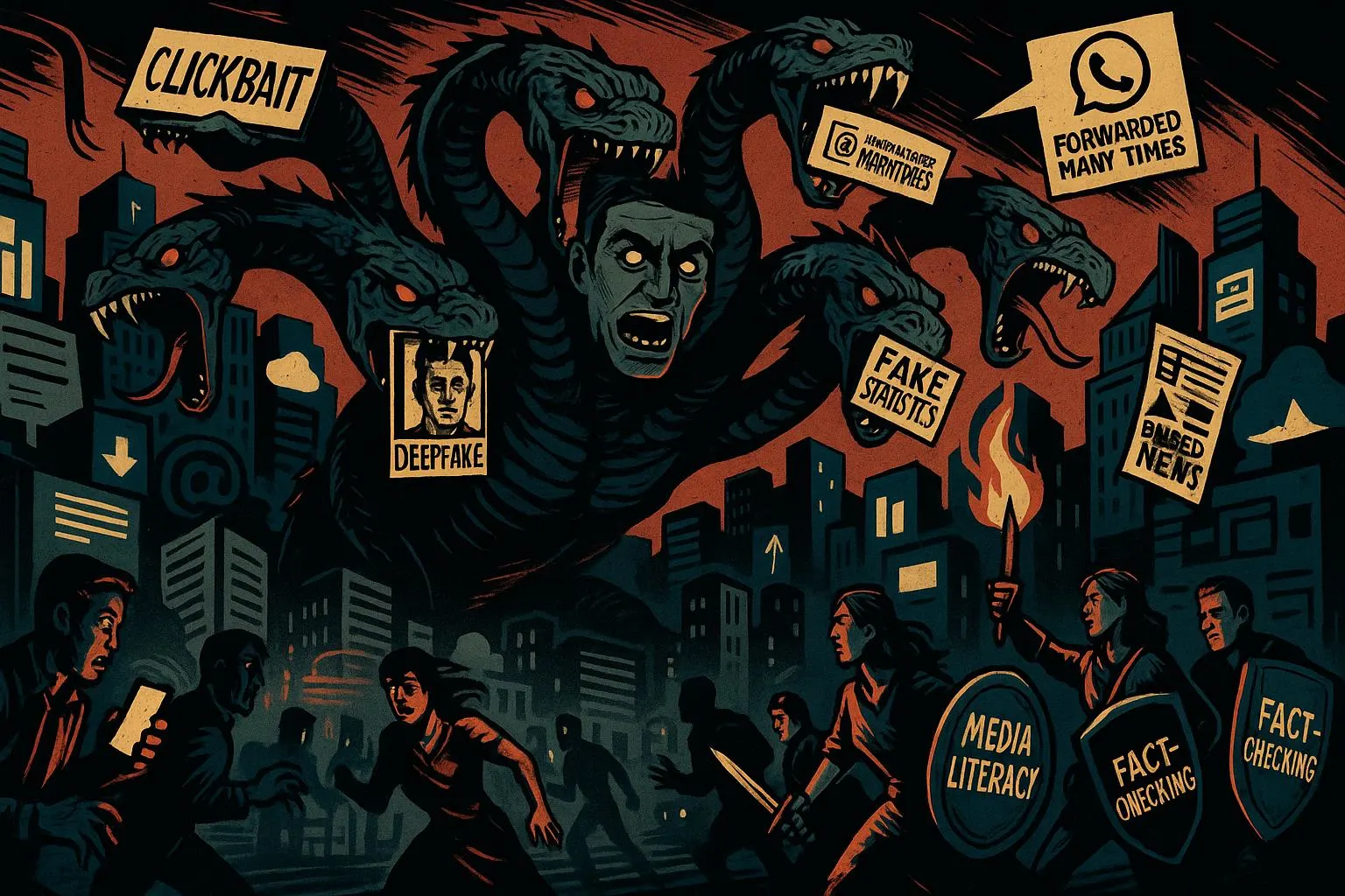 Misinformation - A Hydra Headed challenge in an information driven society